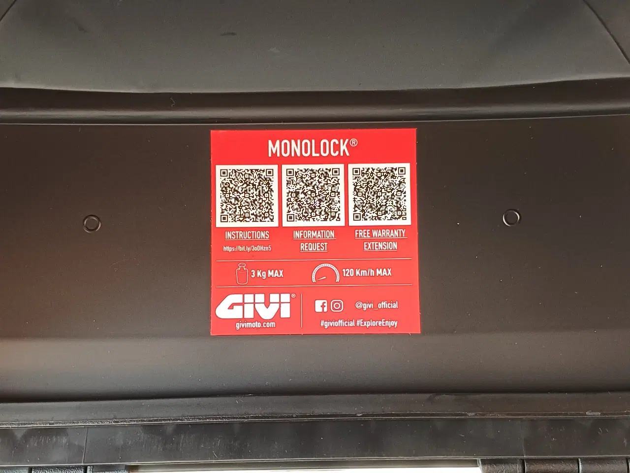 Billede 2 - Givi Topboks 30L