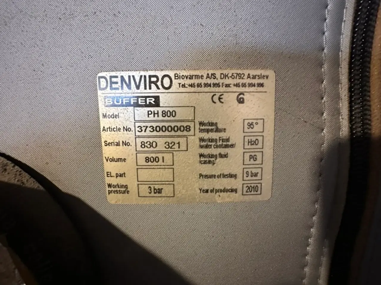 Billede 4 - Atmos fastbrændselkedel med 2 x 800 l buffertanke.