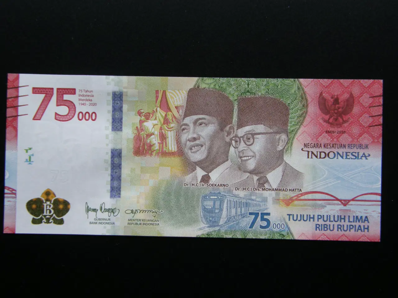 Billede 1 - Indonesien 75000 Rupiah 2020 Unc.