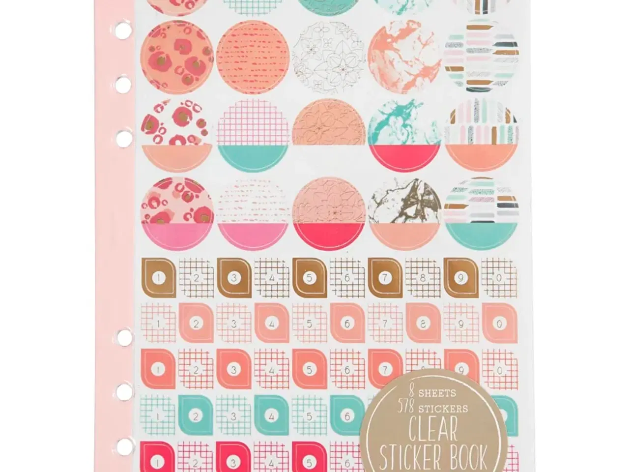 Billede 1 - A5 Akvarel Stickersbog med 578 Klistermærker