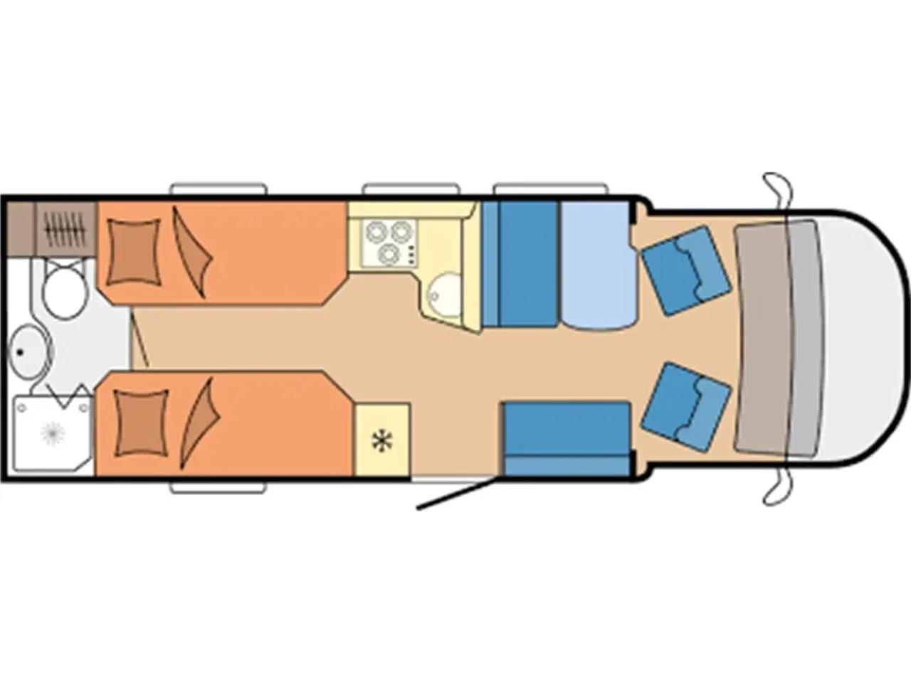 Billede 2 - 2023 - Hobby Optima De Luxe T70 E   På vej ind