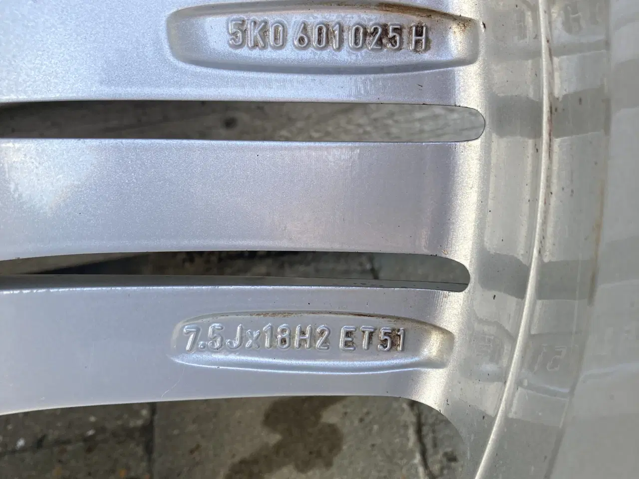 Billede 5 - Org alufælge wv