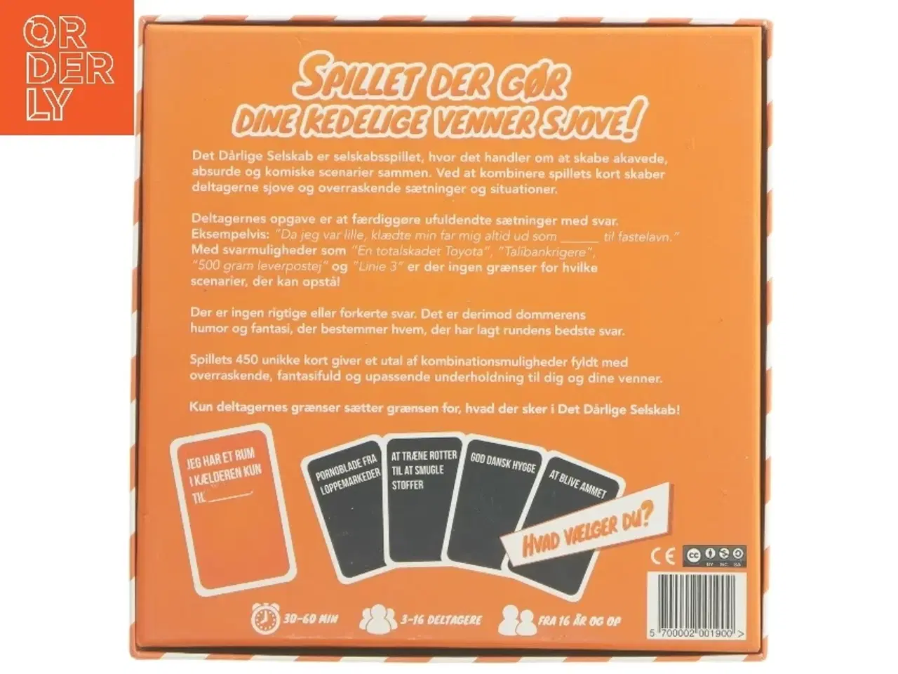 Billede 3 - Det Dårlige Selskab spil (str. 20x20 cm)
