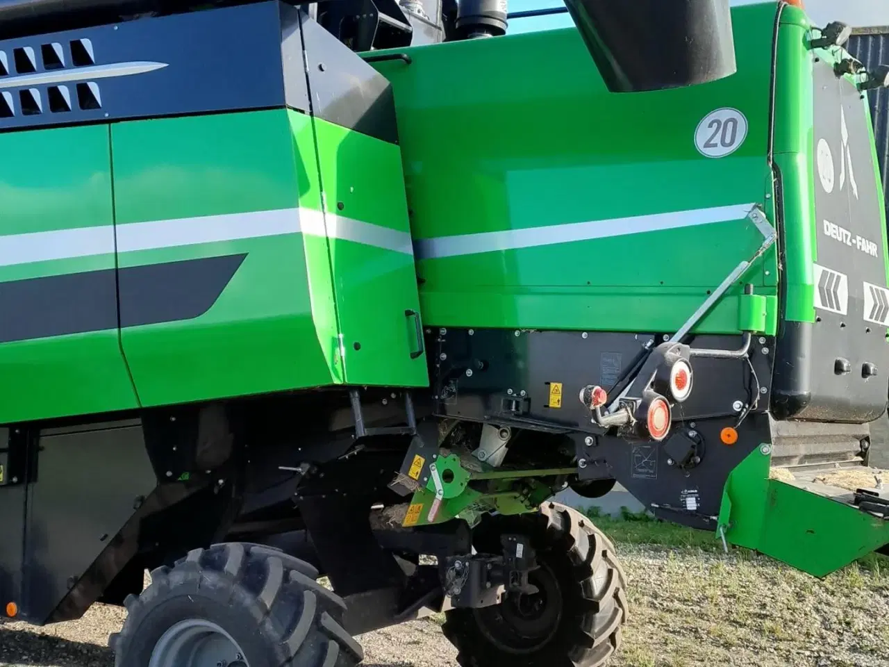 Billede 2 - Deutz-Fahr 6205 ts SNITTER, 18 FOD MED VOGN, KUN 700 TIMER