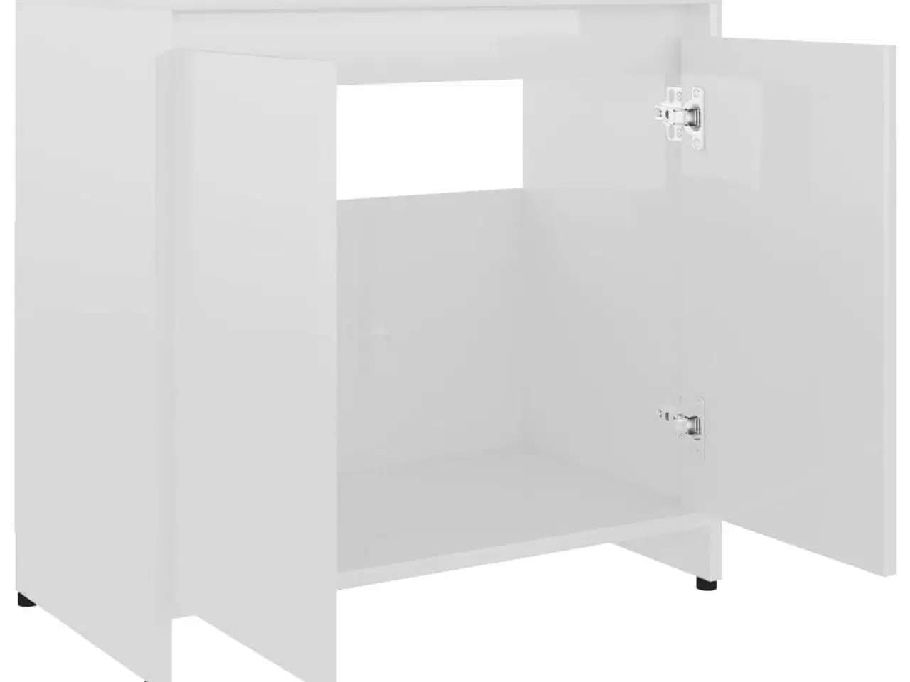Billede 8 - Badeværelsesskab 60x33x61 cm spånplade hvid højglans