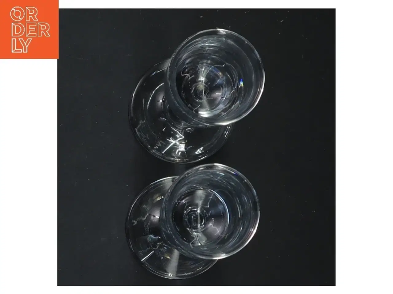 Billede 2 - 2 ideelle snapse glas / Holmegård (str. 13 cm, 2 styk cm)