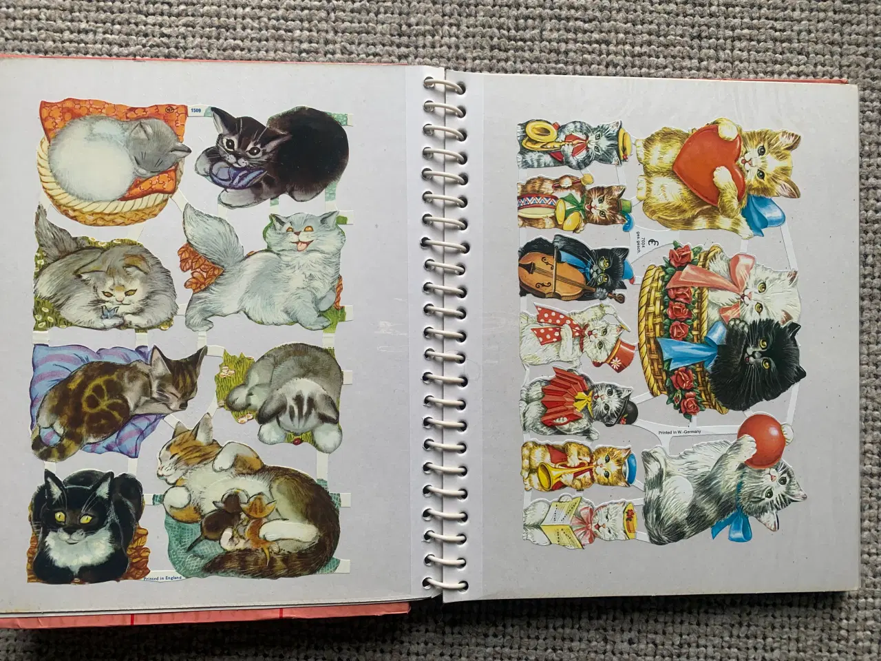 Billede 2 - Glansbilleder, album med hele ark