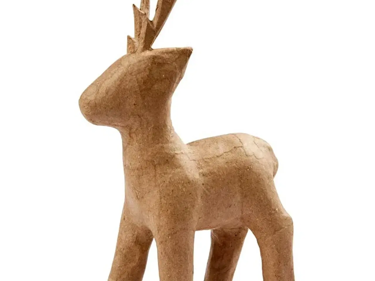 Billede 1 - Håndlavet Rådyr i Papmaché - 22,5 cm Dekoration