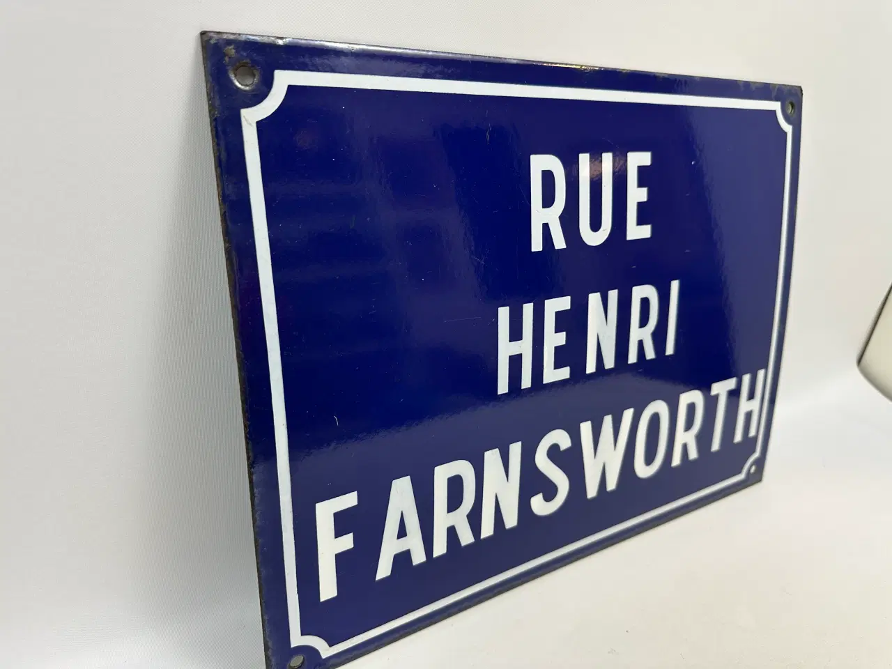 Billede 4 - Vintage emaljeskilt / vejskilt (fransk)