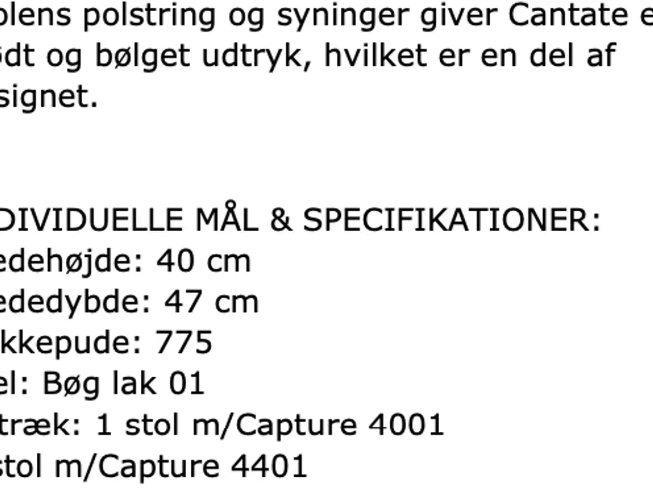 Billede 3 - Farstrup hvilestol model Cantata 6011 2 stk.