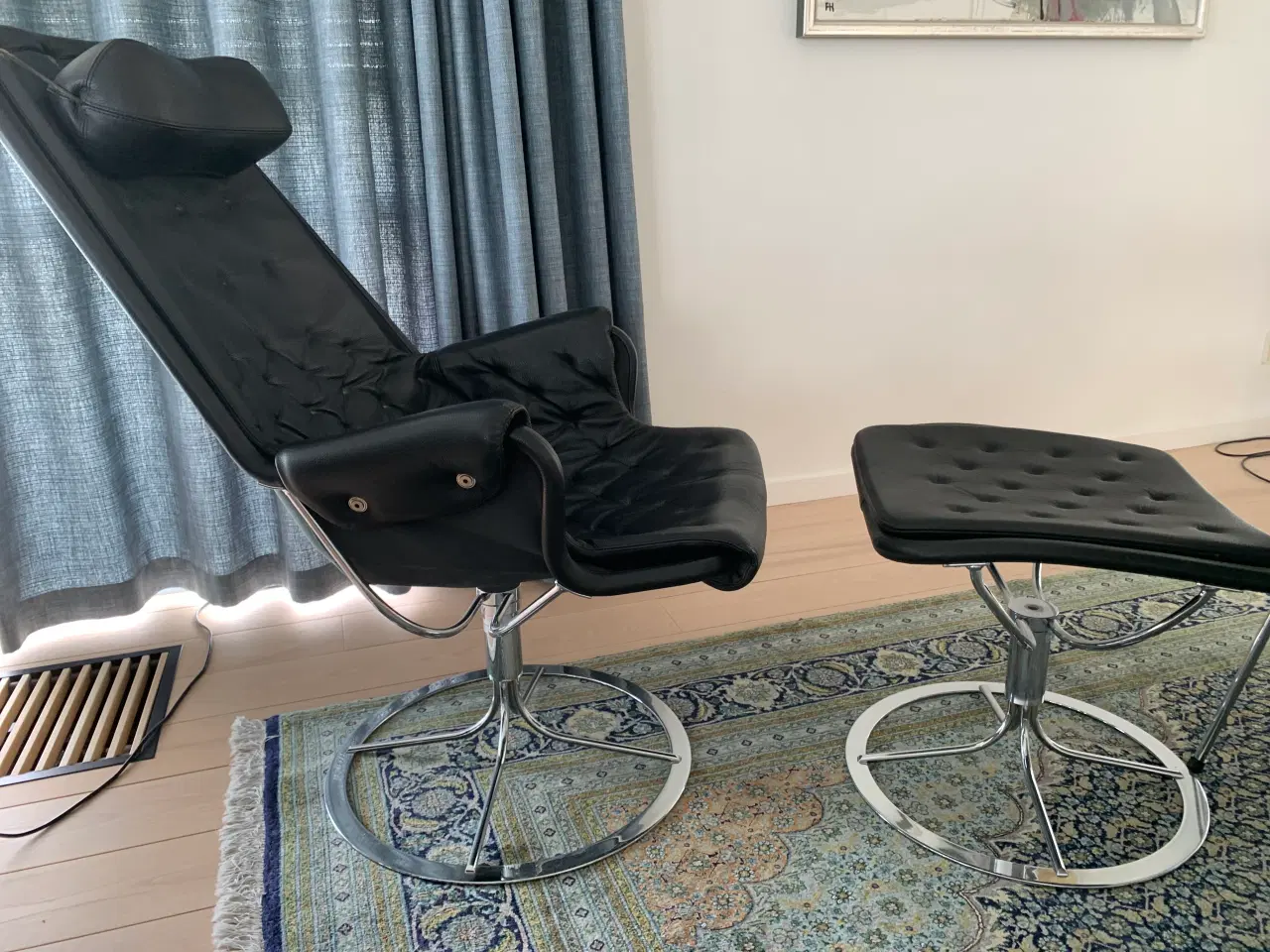 Billede 1 - Jetson stol med skammel