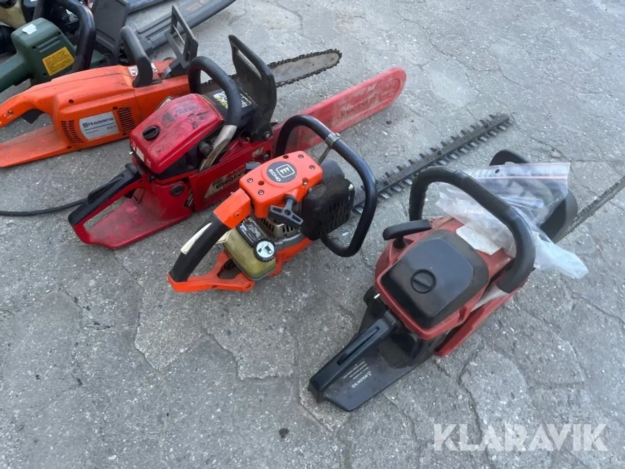 Billede 6 - Hækklippere og motorsave 6 styk