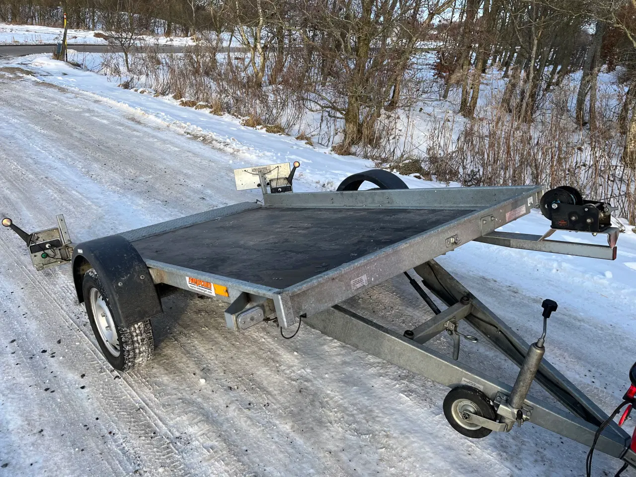 Billede 5 - Maskintrailer med tip og spil