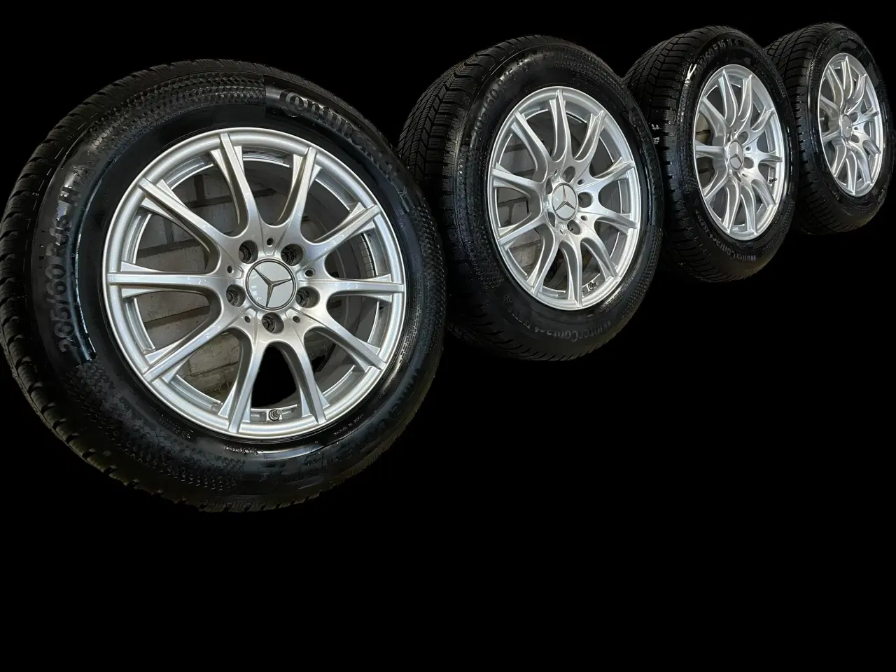 Billede 2 - 16 Mercedes C klasse 205/60r16 Ref.285A vinter