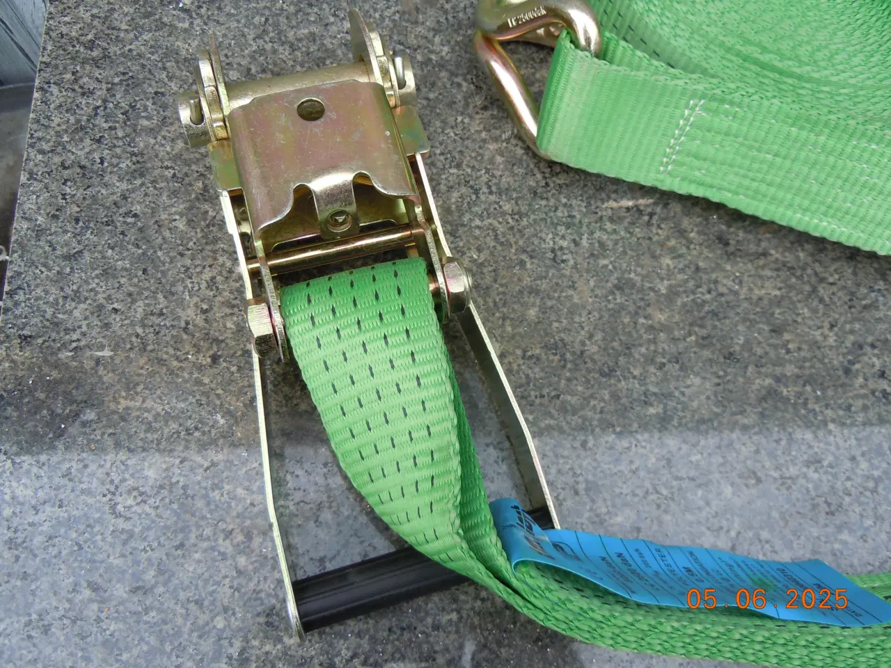 Billede 2 - Surringsrem flere ton  50 mm x 9,5 m. Med skralde.