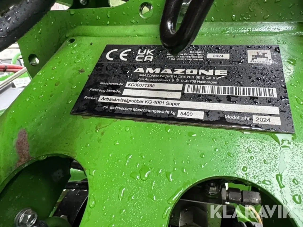 Billede 5 - Rotorharve Amazone KG 4000 + KG 4001 Super