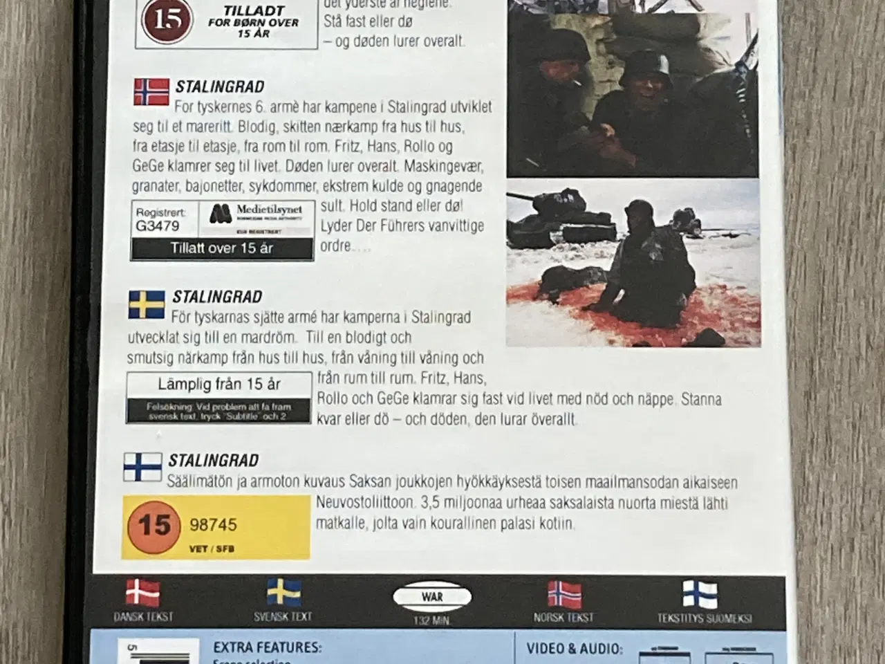 Billede 2 - DVD: Stalingrad