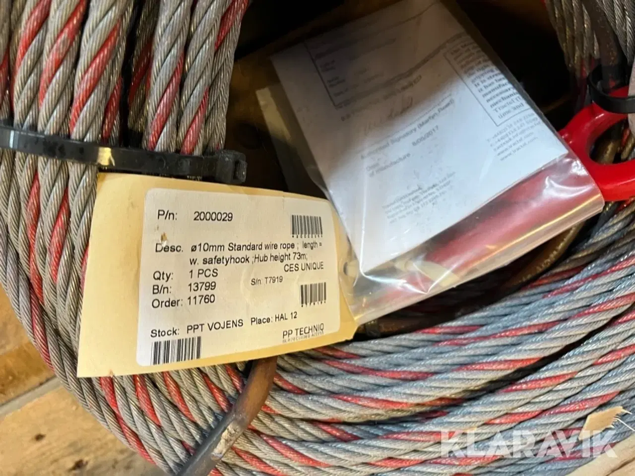Billede 8 - Lot - wire, faldsikring og øvrigt 5 paller
