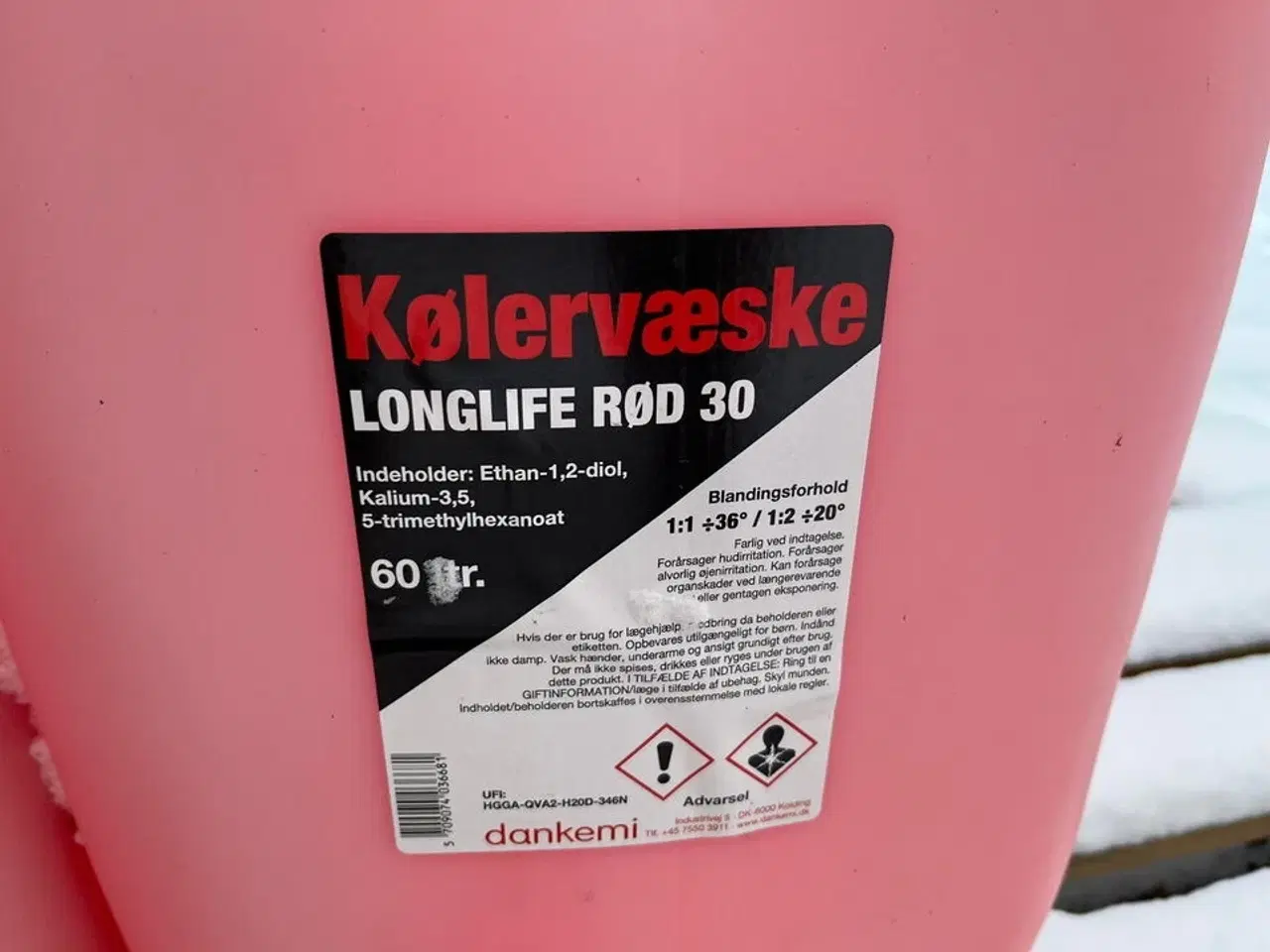 Billede 2 - 60L Kølervæske, rød