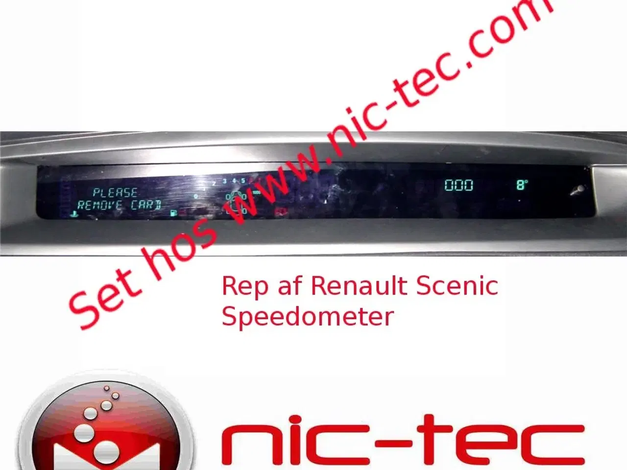 Billede 1 - Renault Scenic II Instrument / Speedometer reparation.