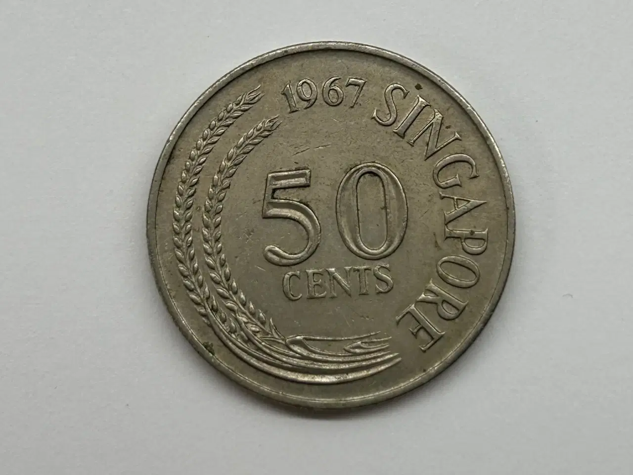 Billede 1 - 50 Cents Singapore 1967