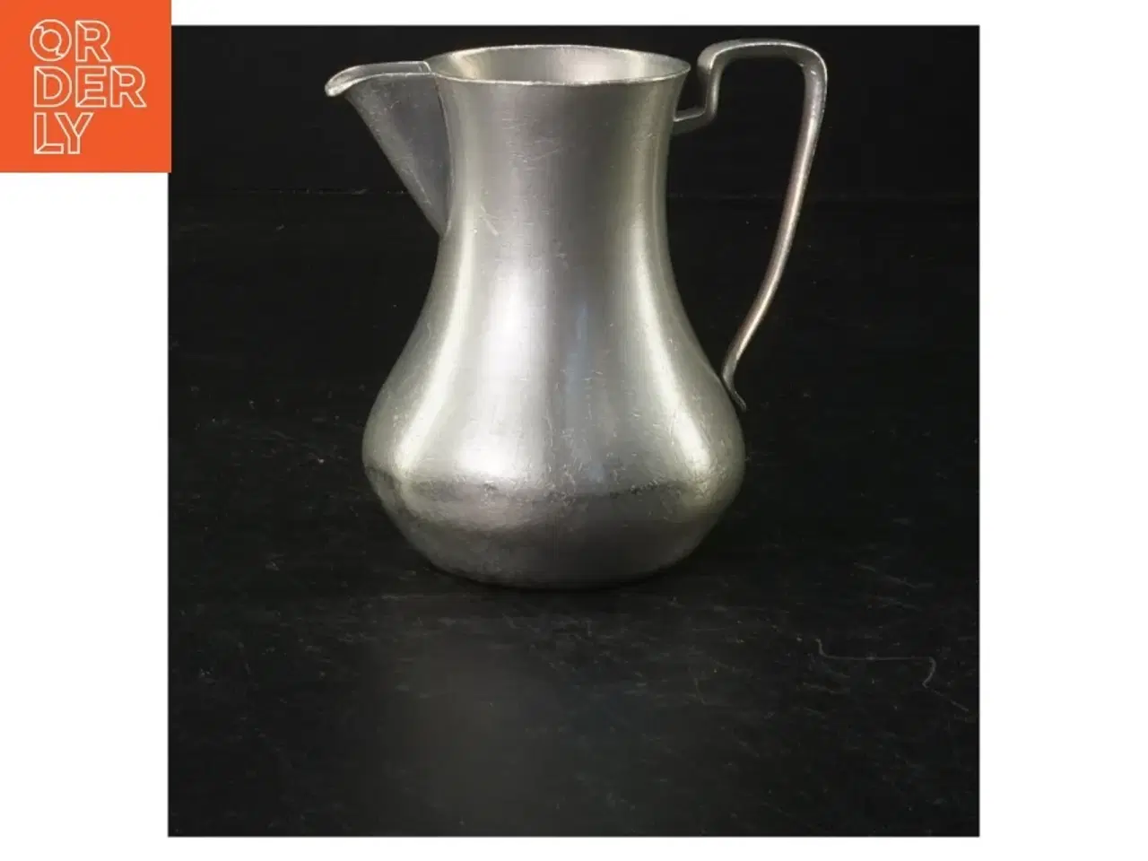 Billede 1 - Flødekande i tin (str. 11 cm)