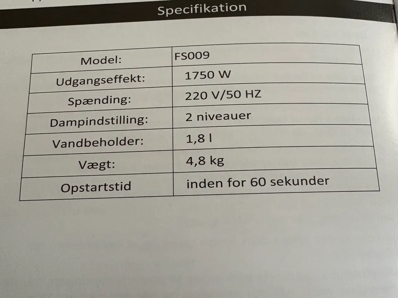 Billede 3 - Tøjdamper / steamer - gulvmodel