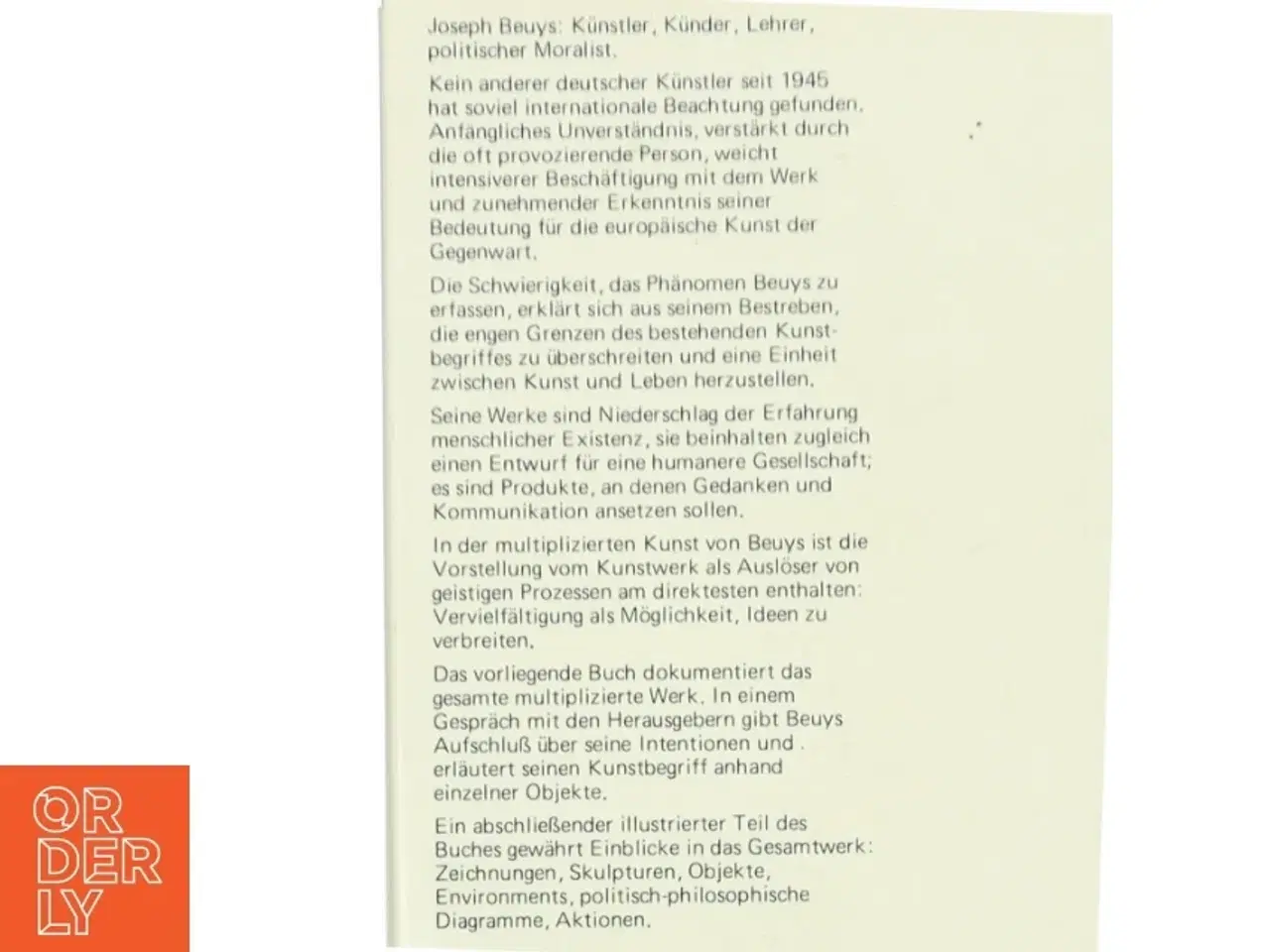 Billede 2 - Beuys: Multiplizierte Kunst af Joseph Beuys (Bog)