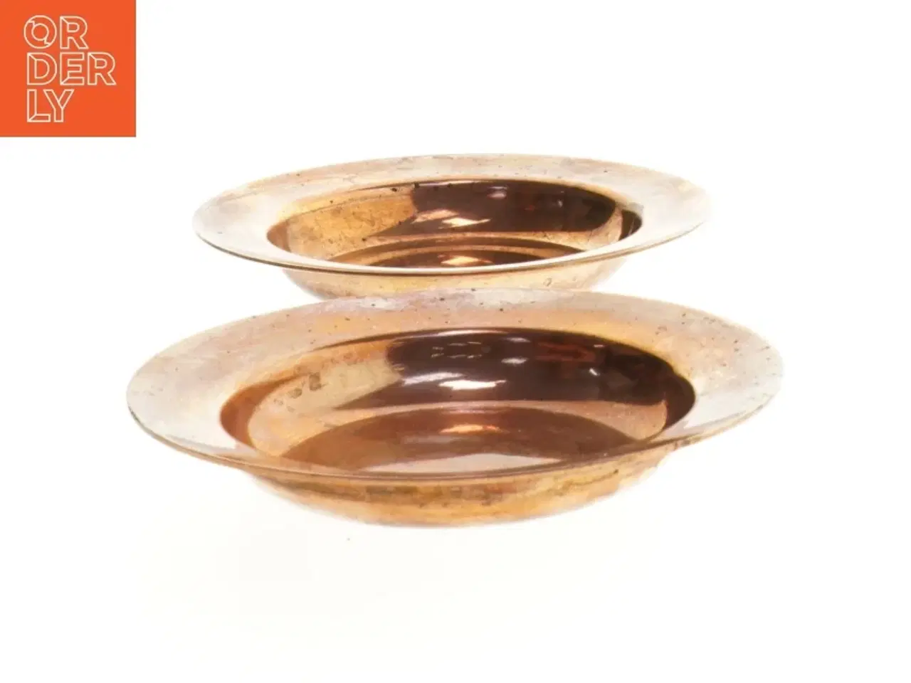 Billede 1 - To kobber fade (str. Ø 14 cm)