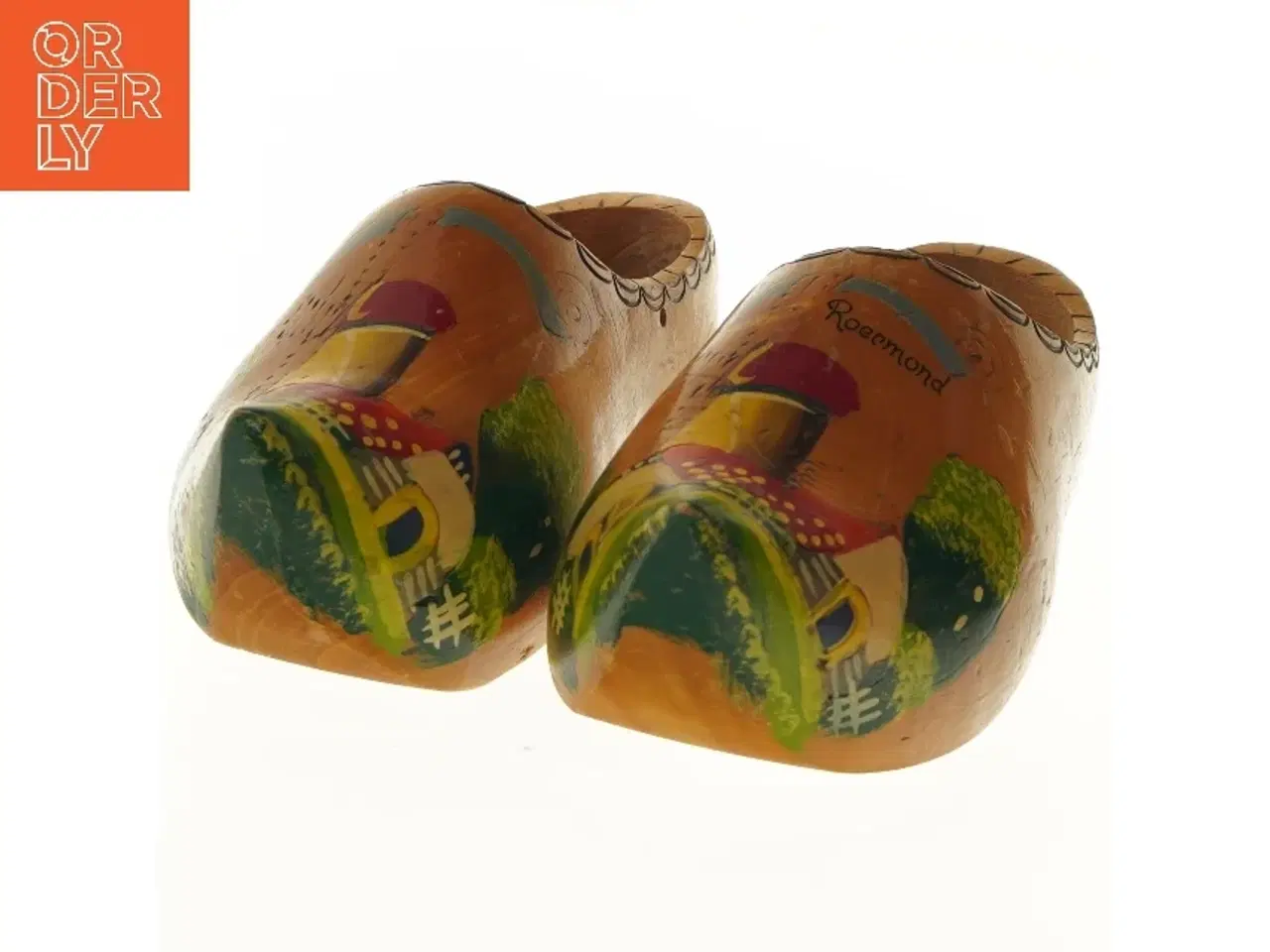 Billede 1 - Dekorative træsko (str. 29 cm)