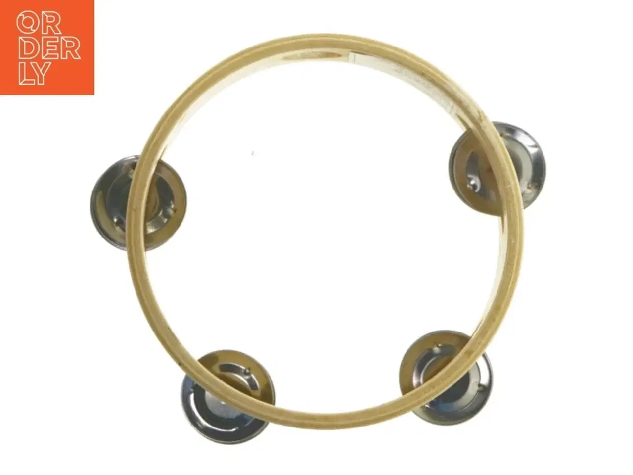 Billede 1 - Messing tamburin uden skind fra Vision Music (str. Ø. 15 cm)