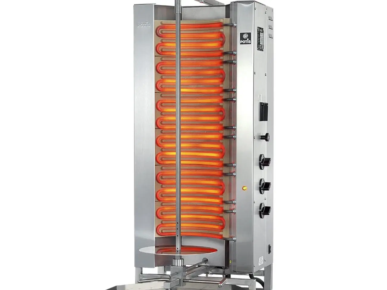 Billede 1 - Kebab & Shawarma grill til el – 50 kg kød