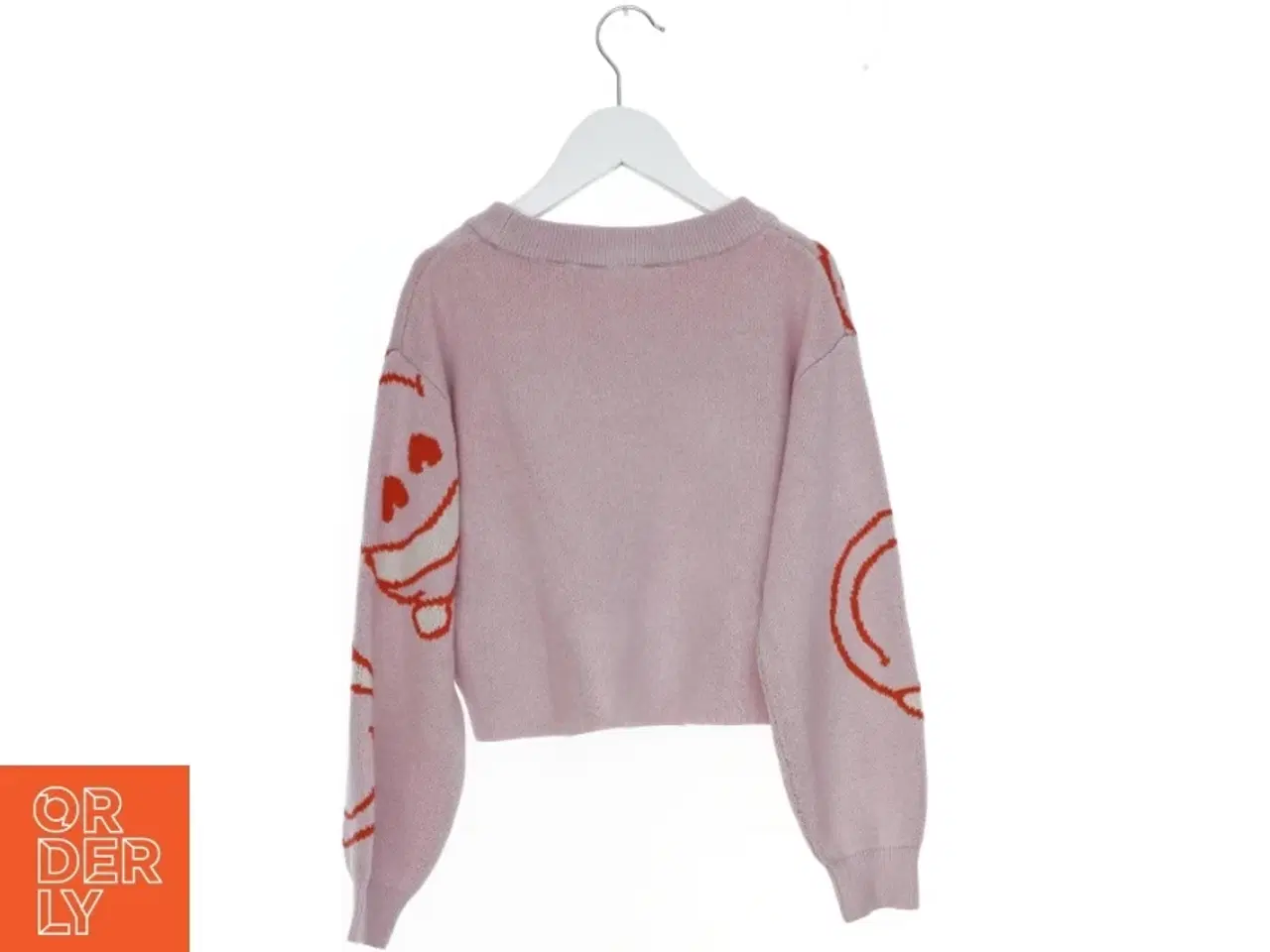 Billede 2 - Striktrøje med smiley print fra H&M (str. 140)