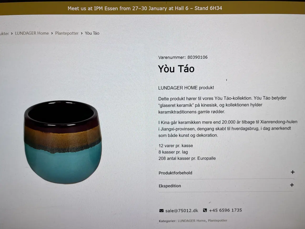 Billede 3 - Smuk lille urtepotteskjuler fra Design by Lundager