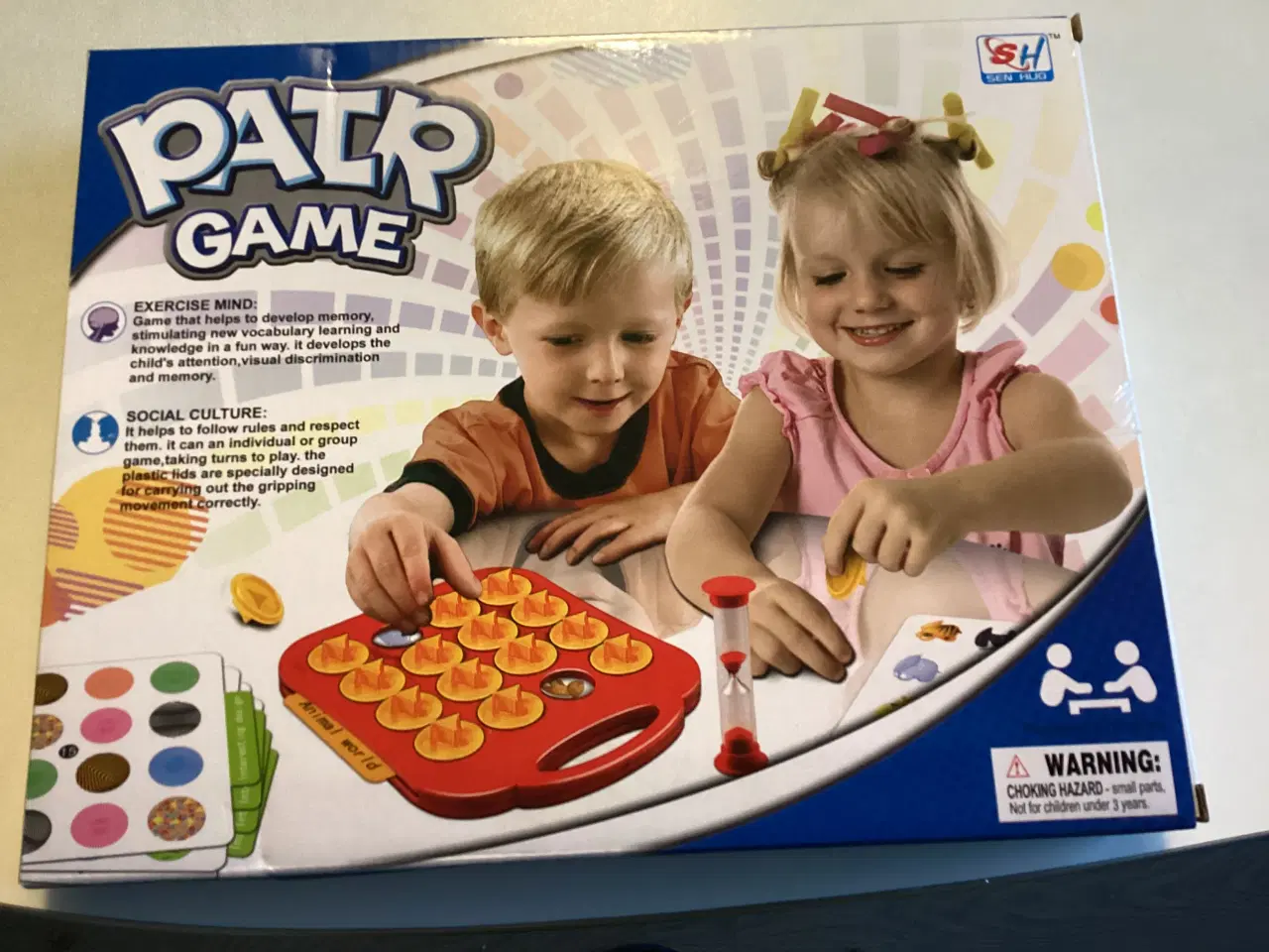 Billede 1 - Nyt Vendespil/huskespil med timeglas