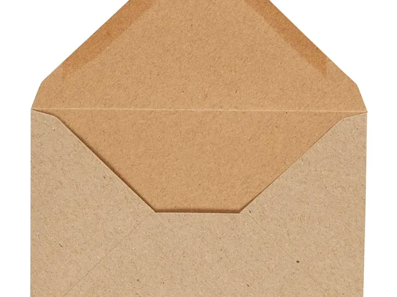 Billede 1 - Klassiske kuverter 11,5x16 cm, 10 stk. i naturfarve