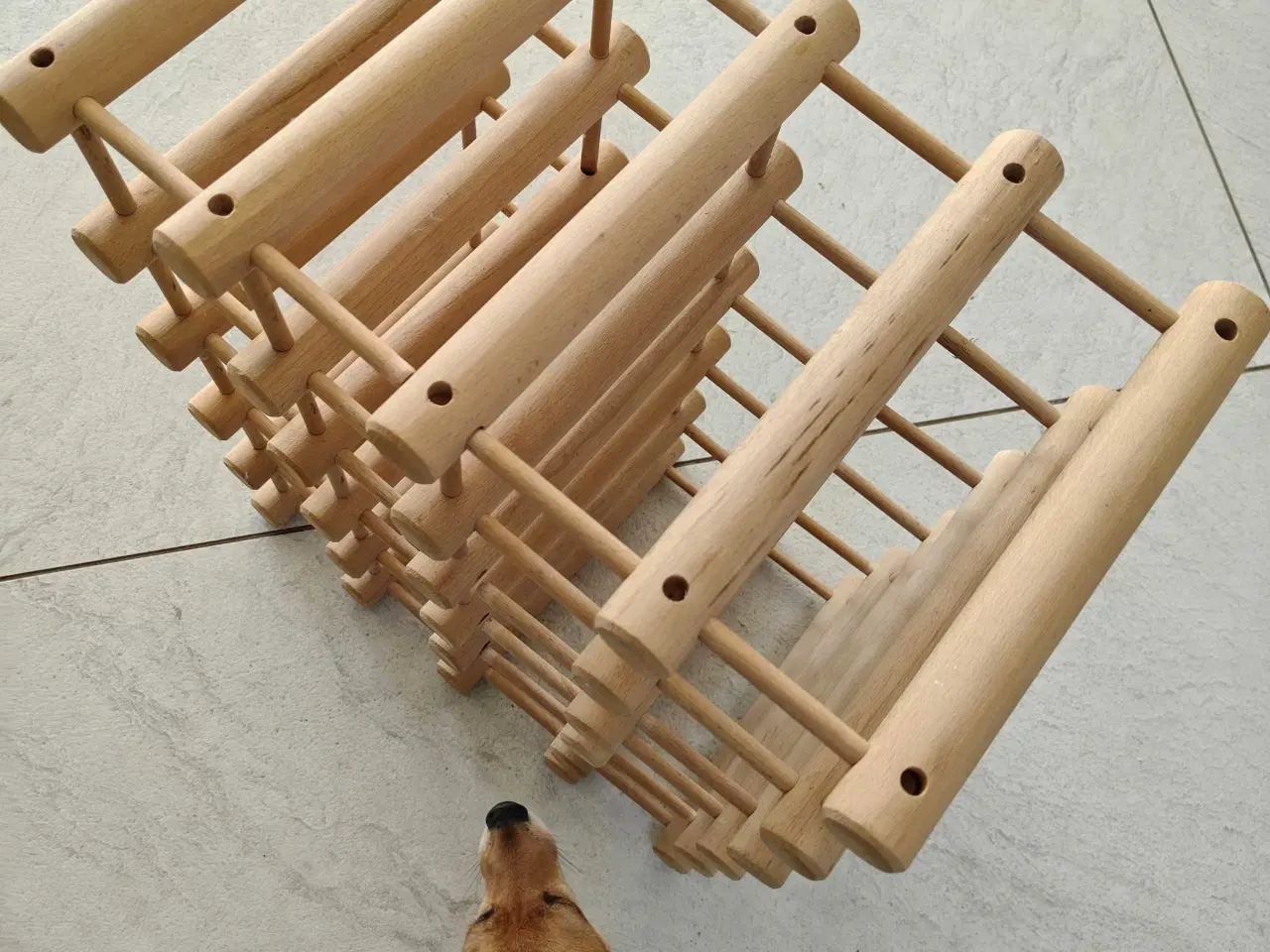 Billede 2 - Vin reol i træ