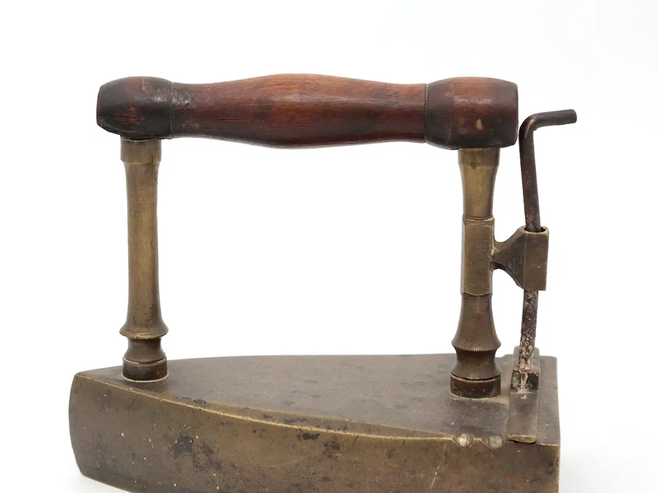 Billede 1 - Dansk messing strygejern No. 7 ca. 1850