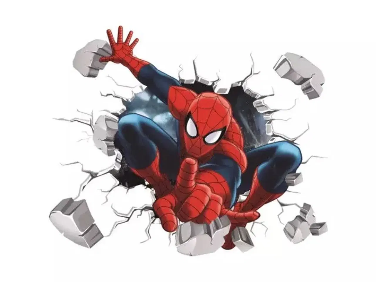 Billede 6 - Spiderman wallstickers wallsticker med Spiderman