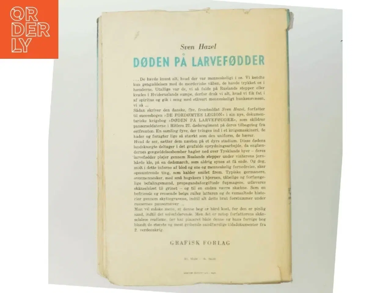 Billede 3 - Døden på Larvefødder af Sven Hazel fra Grafisk Forlag