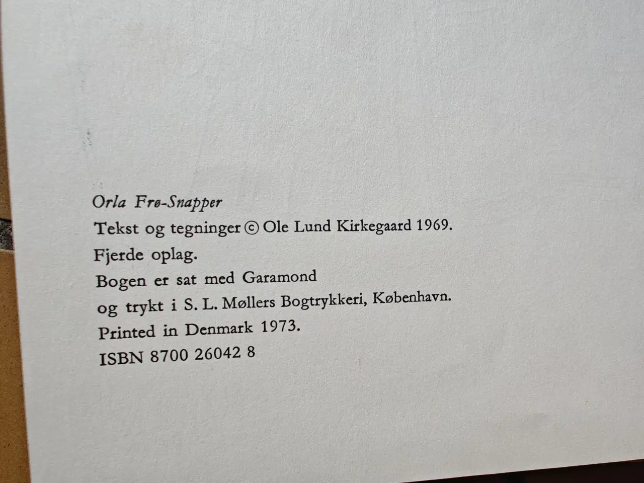 Billede 2 - Orla Frø-Snapper fra 1973 af Ole Lund Kirkegaard
