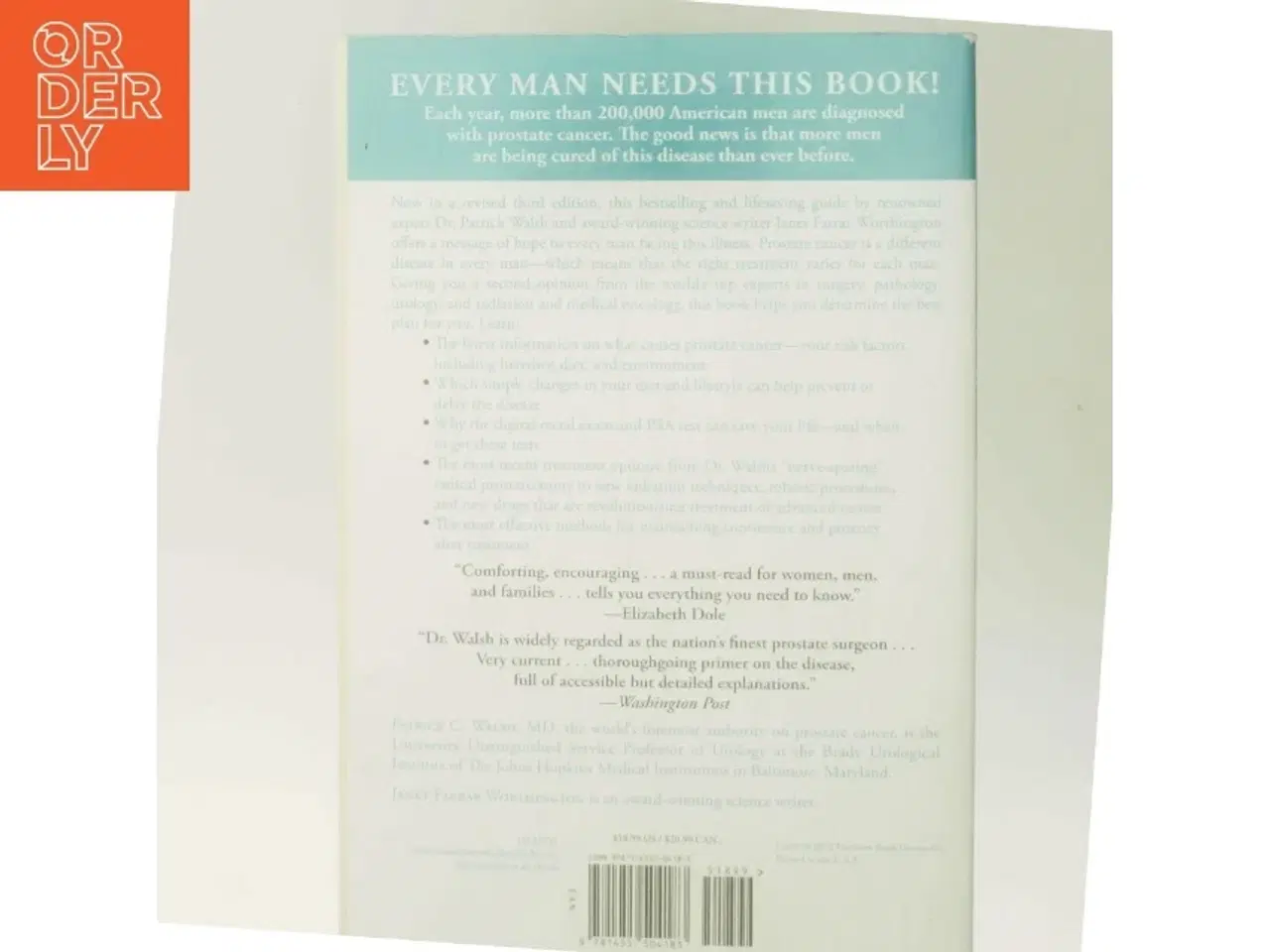 Billede 3 - Dr. Patrick Walsh&#39;s Guide to Surviving Prostate Cancer (Bog)