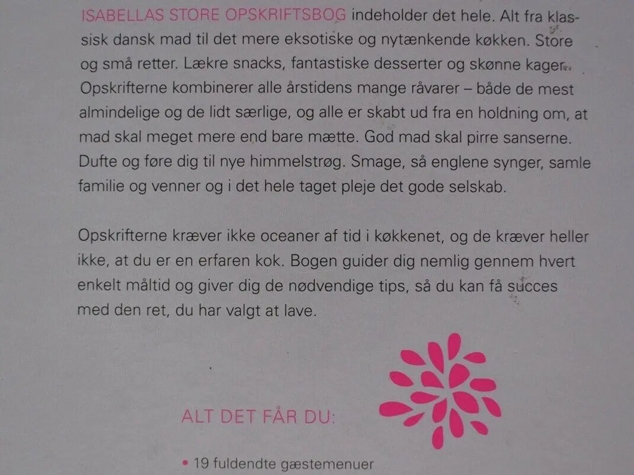 Billede 3 - isabellas store opskriftsbog, emne: mad og vin