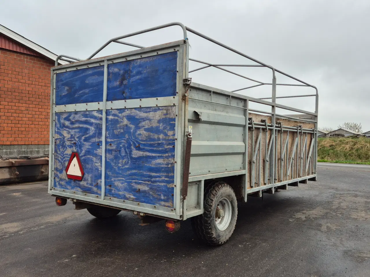 Billede 2 - Kreaturvogn Galvaniseret