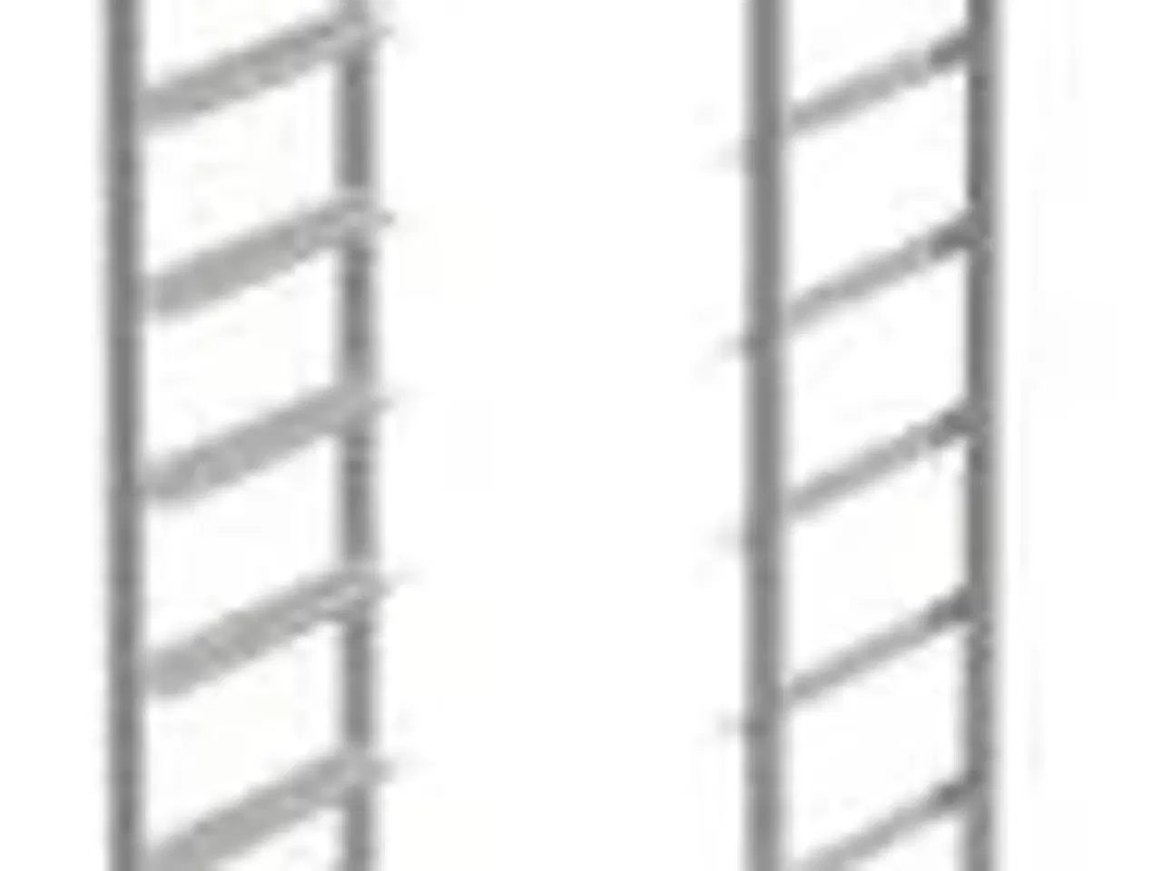 Billede 1 - Kurvevogn for 10 opvaskekurve Rustfri stål