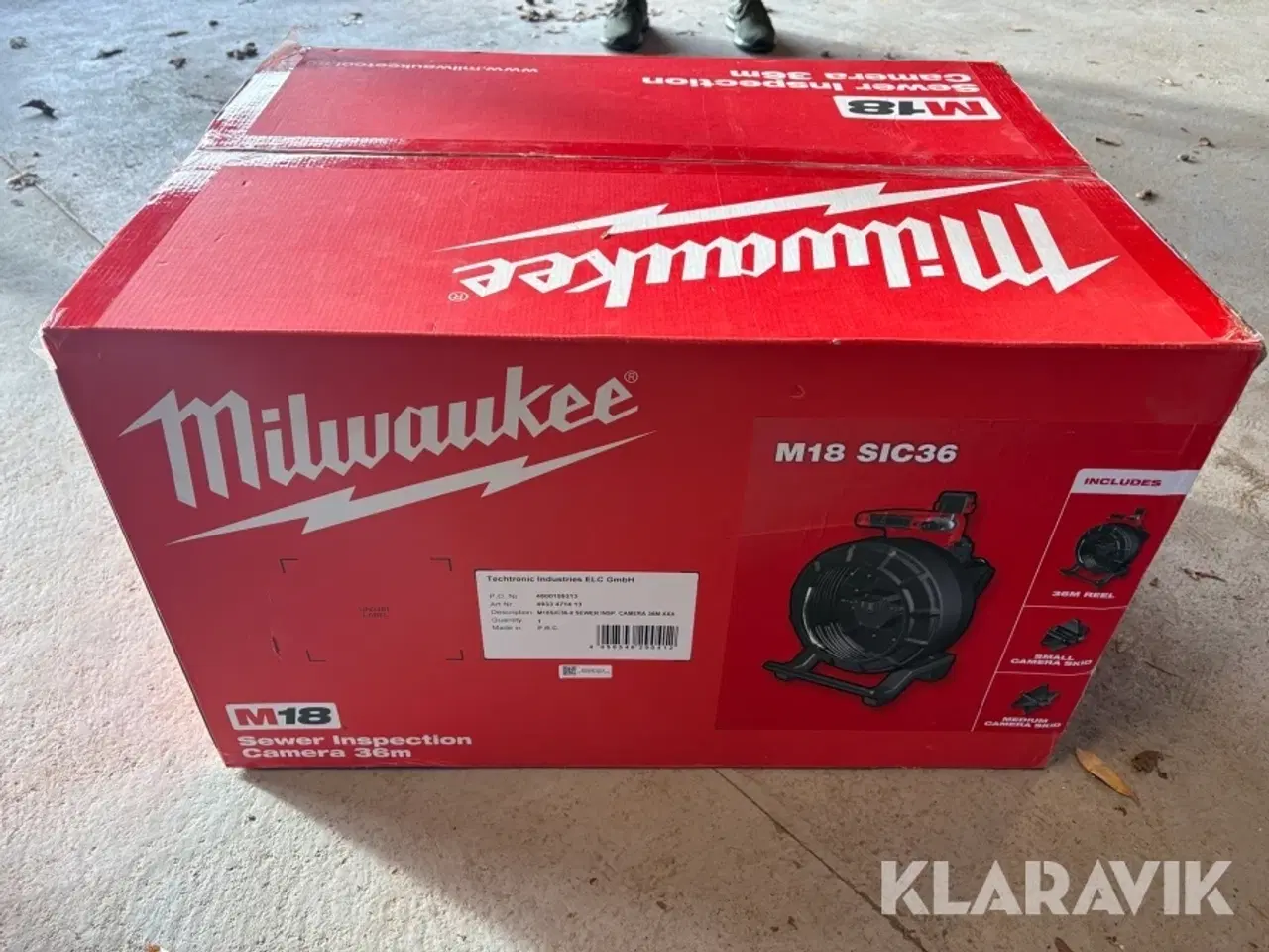 Billede 5 - Kloark Kamara Milwaukee M18 SIC36 ( uden HUB )