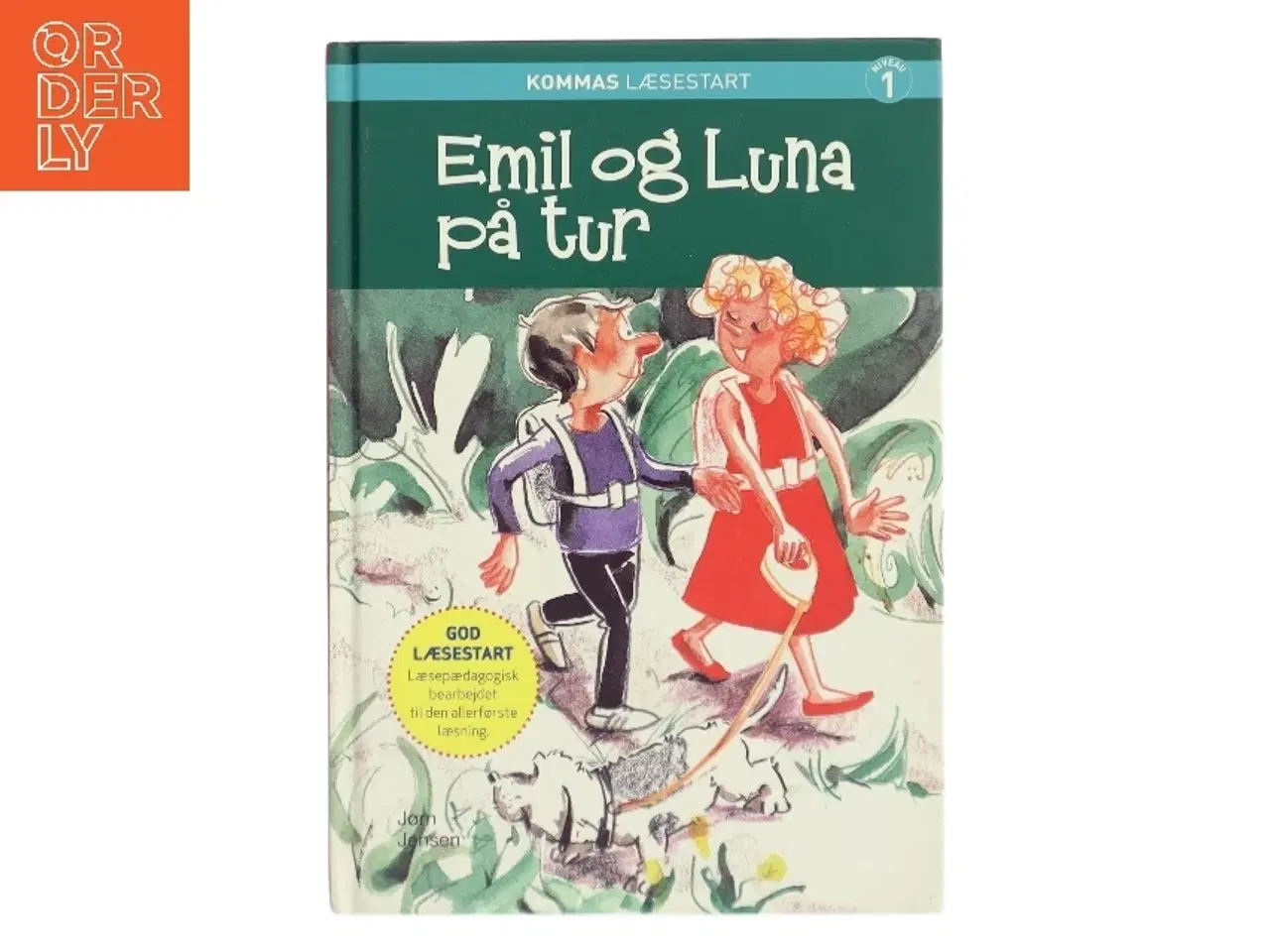 Billede 1 - Emil og Luna på tur - Kommas læsestart af Jørn Jensen (Bog)