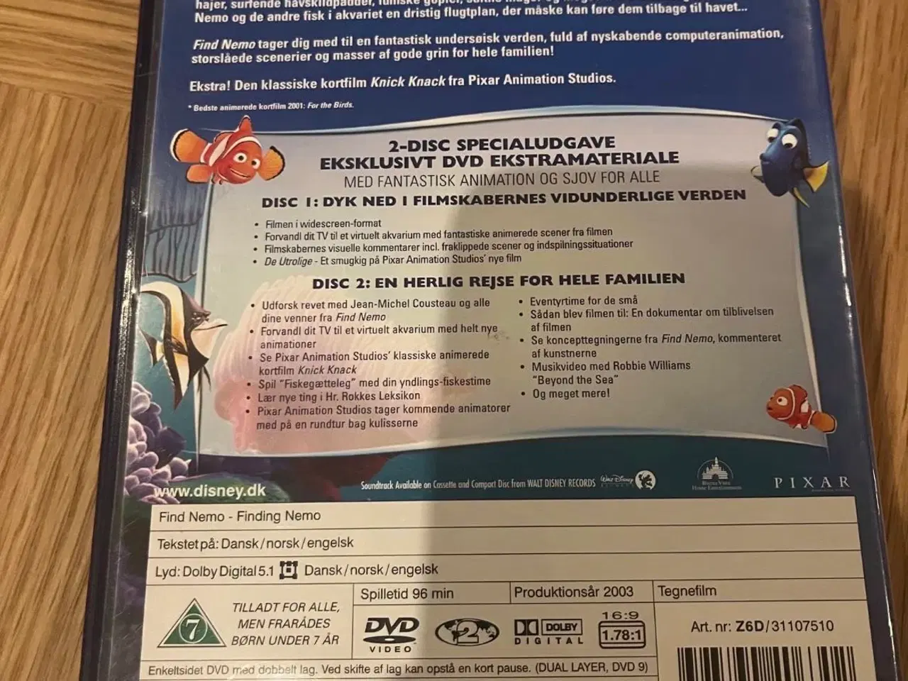 Billede 2 - Disney Pixar Find Nemo
