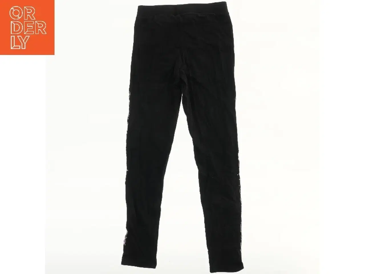 Billede 1 - Sort leggings med tekst fra H&M (str. 140)