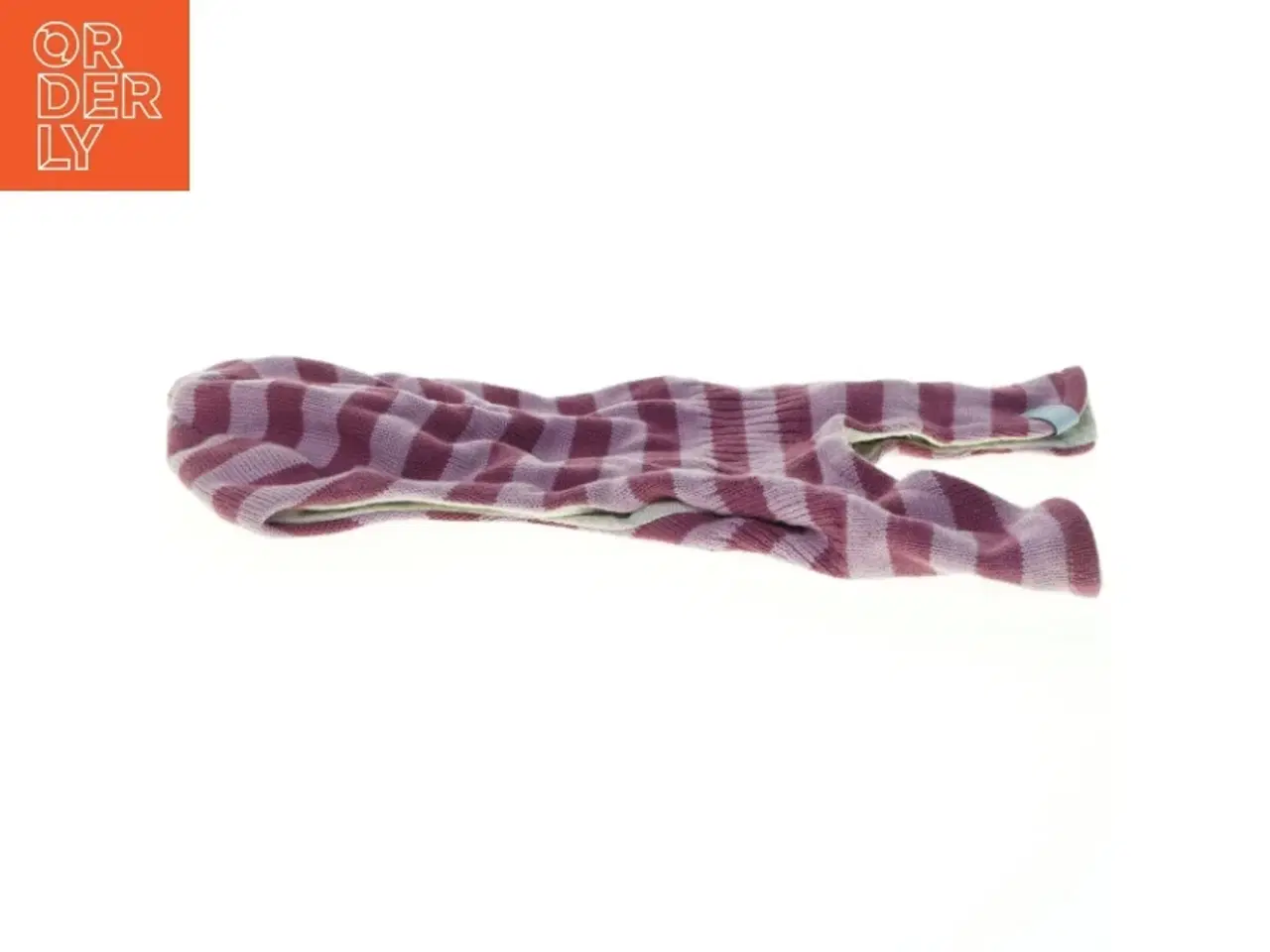 Billede 2 - Stripet hue i lilla og grå (str. 48 cm)